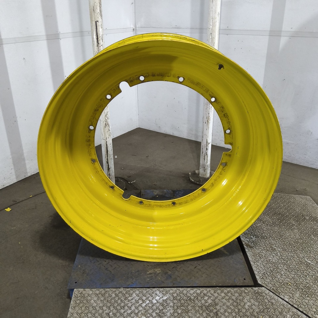 16"W x 46"D, John Deere Yellow 12-Hole Stub Disc , -3.25" Offset