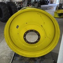 16"W x 46"D, John Deere Yellow 10-Hole Formed Plate , -9.12" Offset