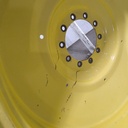 16"W x 46"D, John Deere Yellow 10-Hole Formed Plate , -9.12" Offset