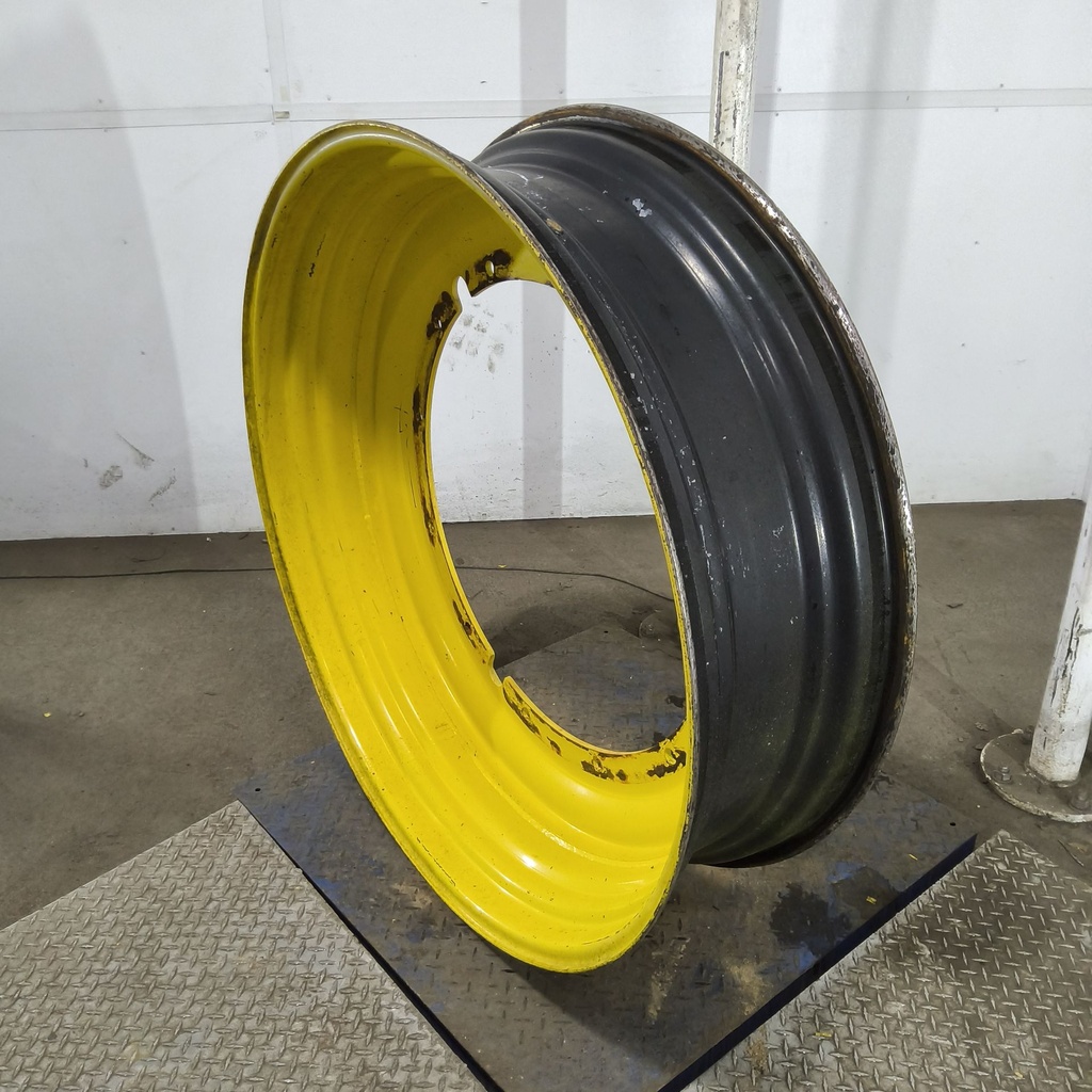 13"W x 46"D, John Deere Yellow 12-Hole Stub Disc , -3.25" Offset