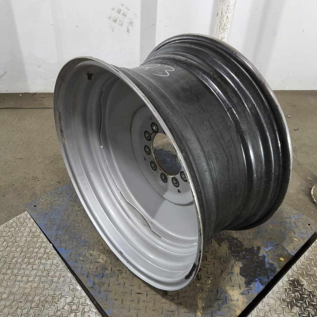 15"W x 30"D, Case IH Silver Mist 10-Hole Formed Plate , -2.06" Offset