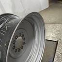 15"W x 30"D, Case IH Silver Mist 10-Hole Formed Plate , -2.06" Offset