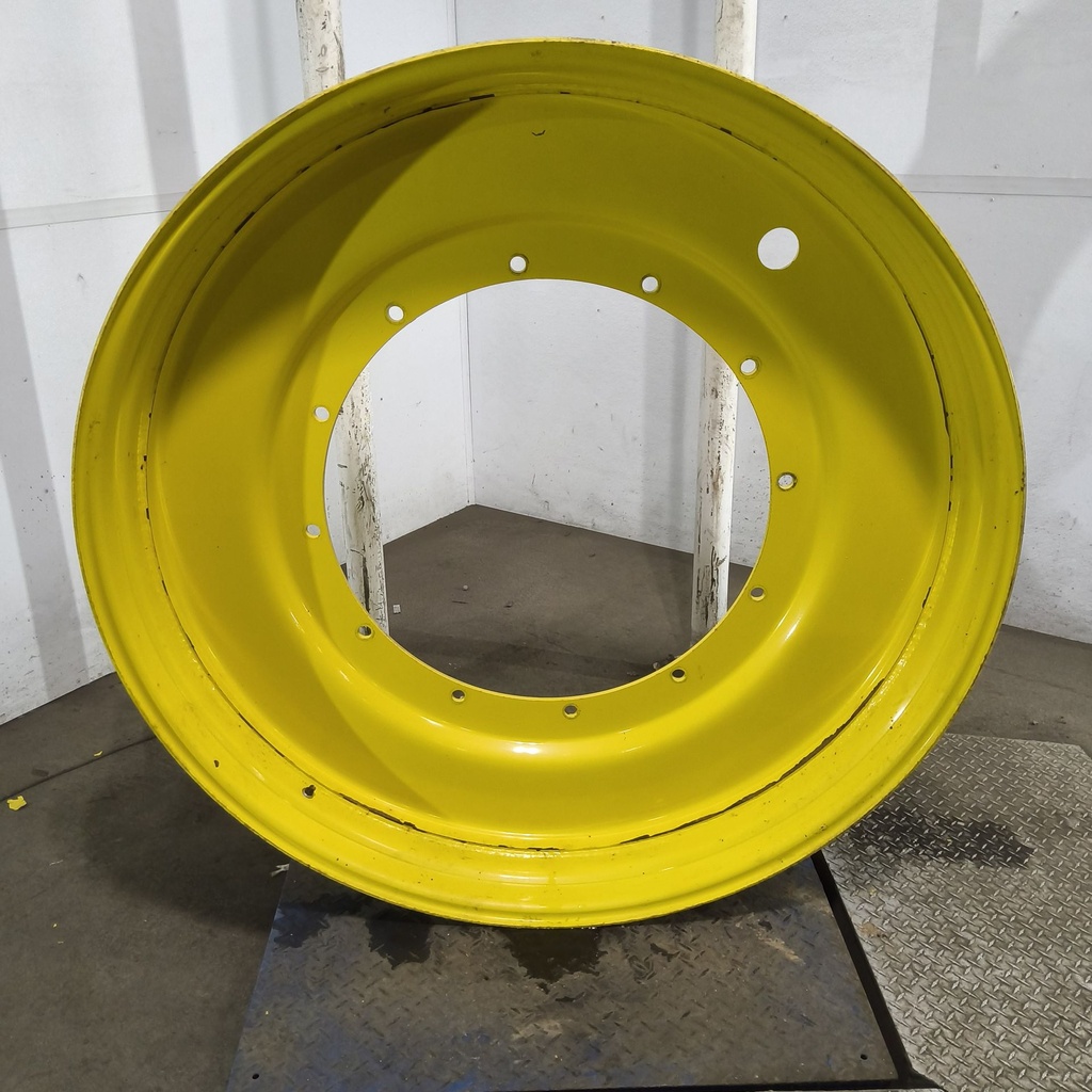 10"W x 54"D, John Deere Yellow 12-Hole Stub Disc , -3.38" Offset