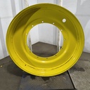 10"W x 54"D, John Deere Yellow 12-Hole Stub Disc , -3.38" Offset