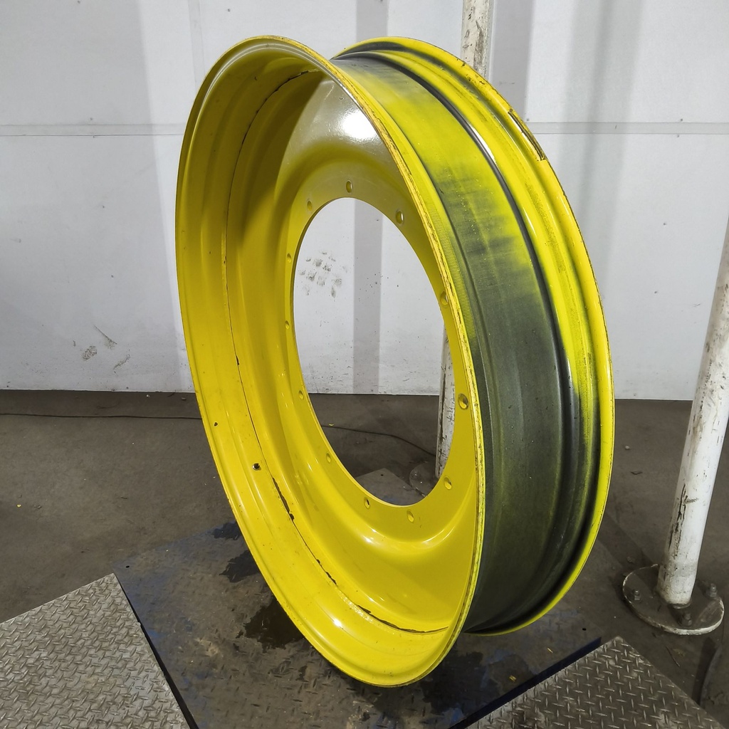 10"W x 54"D, John Deere Yellow 12-Hole Stub Disc , -3.38" Offset