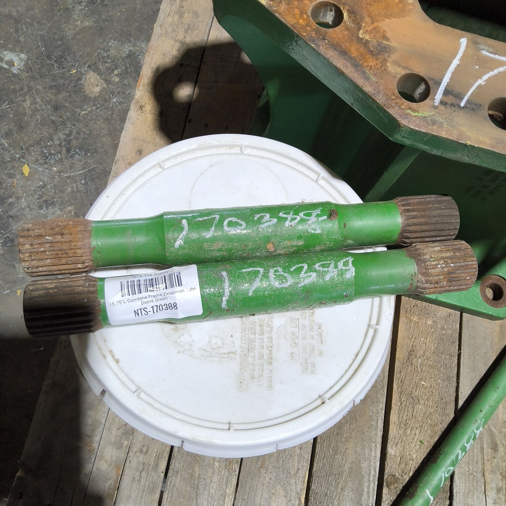 15.75"L Combine Frame Extension John Deere Green