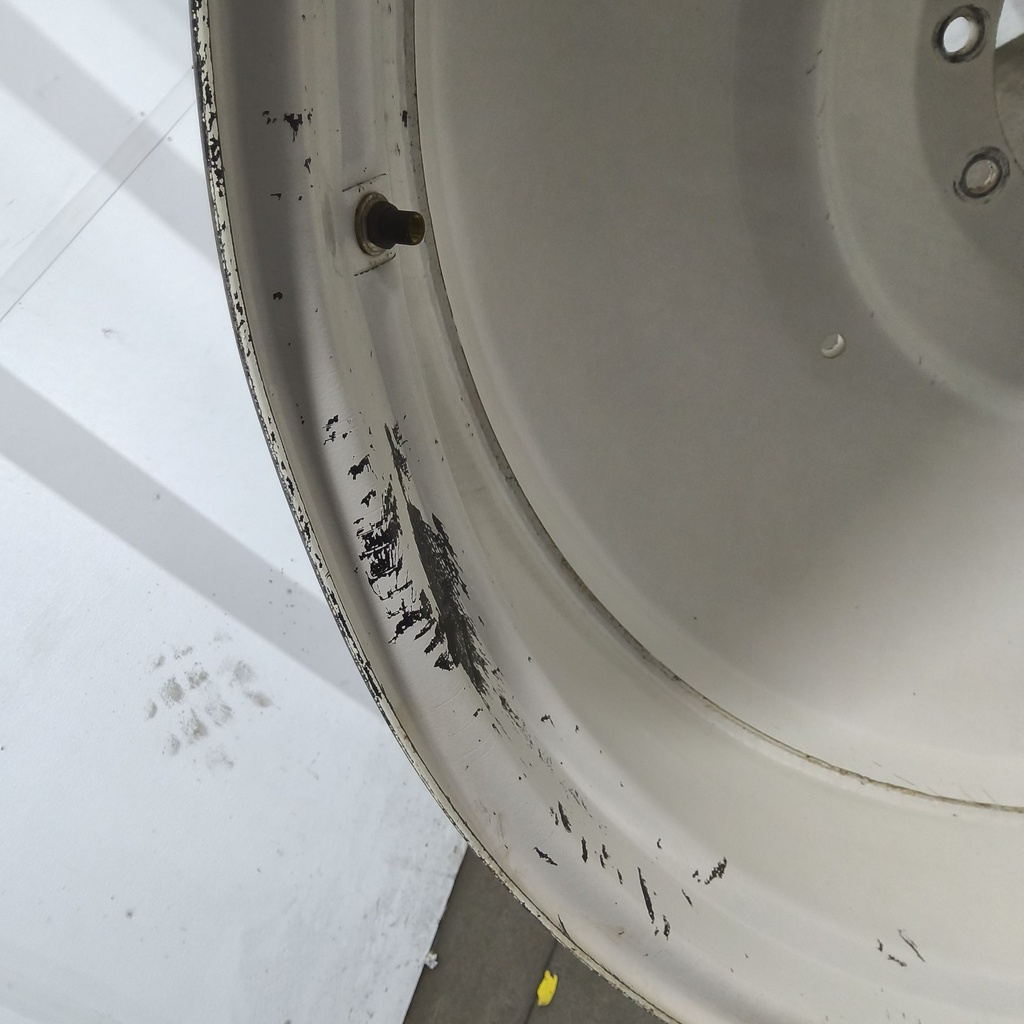 16"W x 46"D, Ford / New Holland White 10-Hole Formed Plate , -9.38" Offset