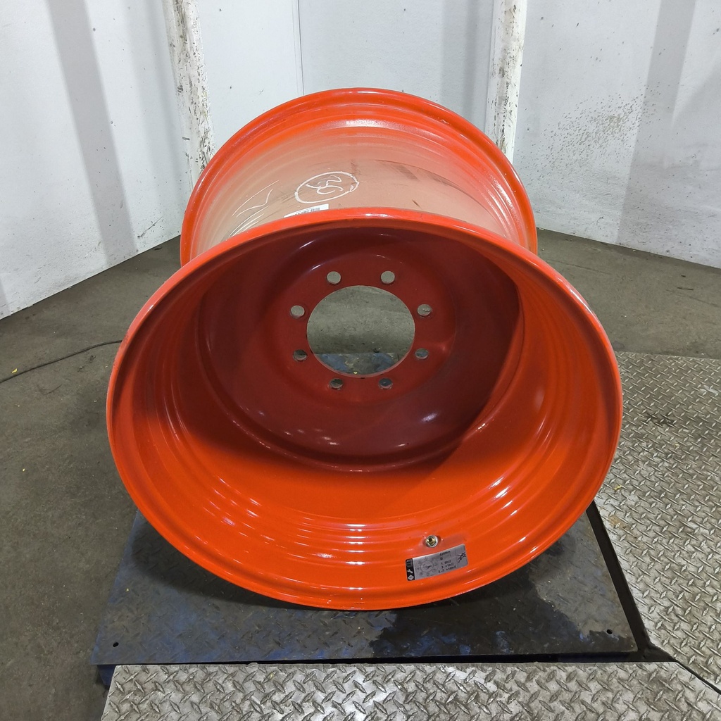 23"W x 30"D, Fendt/Agco Red 8-Hole Formed Plate , -2.31" Offset