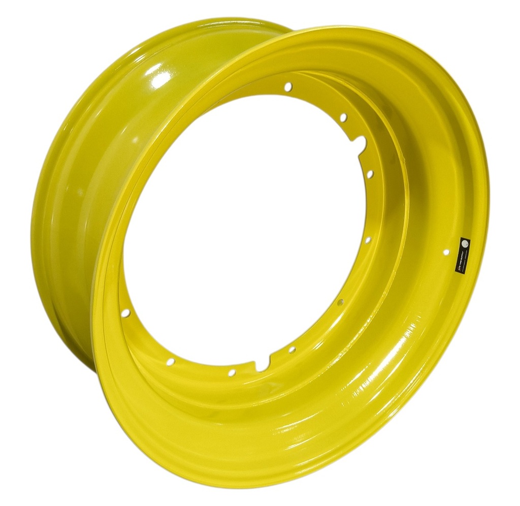 16"W x 42"D, John Deere Yellow 12-Hole Stub Disc , -3.25" Offset