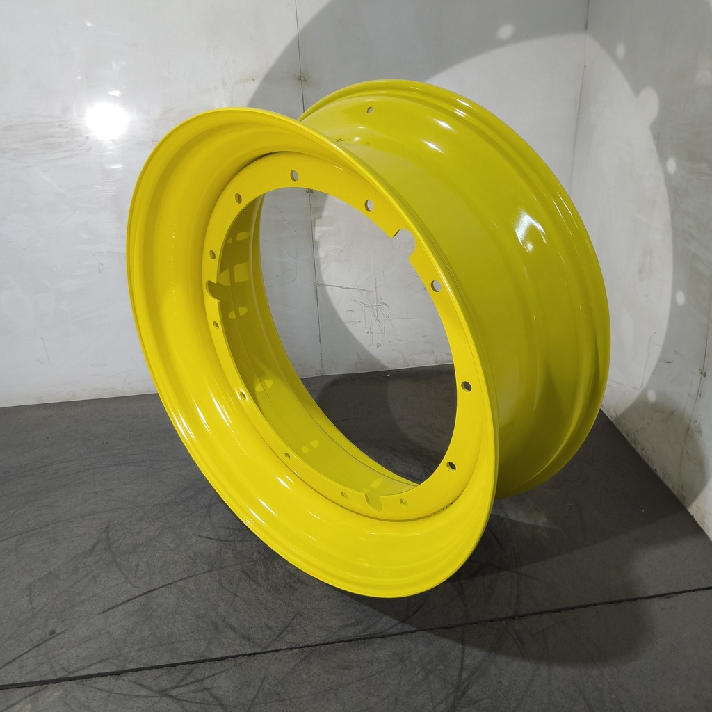 16"W x 42"D, John Deere Yellow 12-Hole Stub Disc , -3.25" Offset