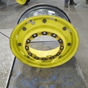 13"W x 30"D, John Deere Yellow 8-Hole Rim with Clamp/Loop Style