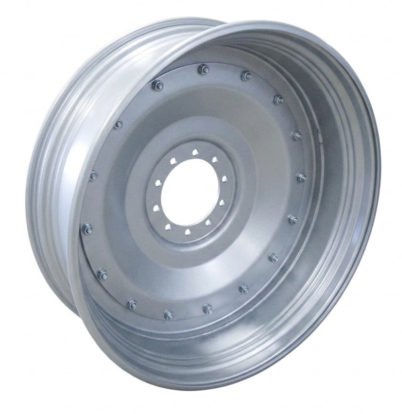 15"W x 50"D, Case IH Silver Mist 10-Hole Formed Plate , 6.88" Offset