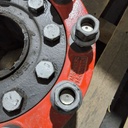 10-Hole Wedg-Lok OE Style, 4.92" (125mm) axle, Agco Corp Gray