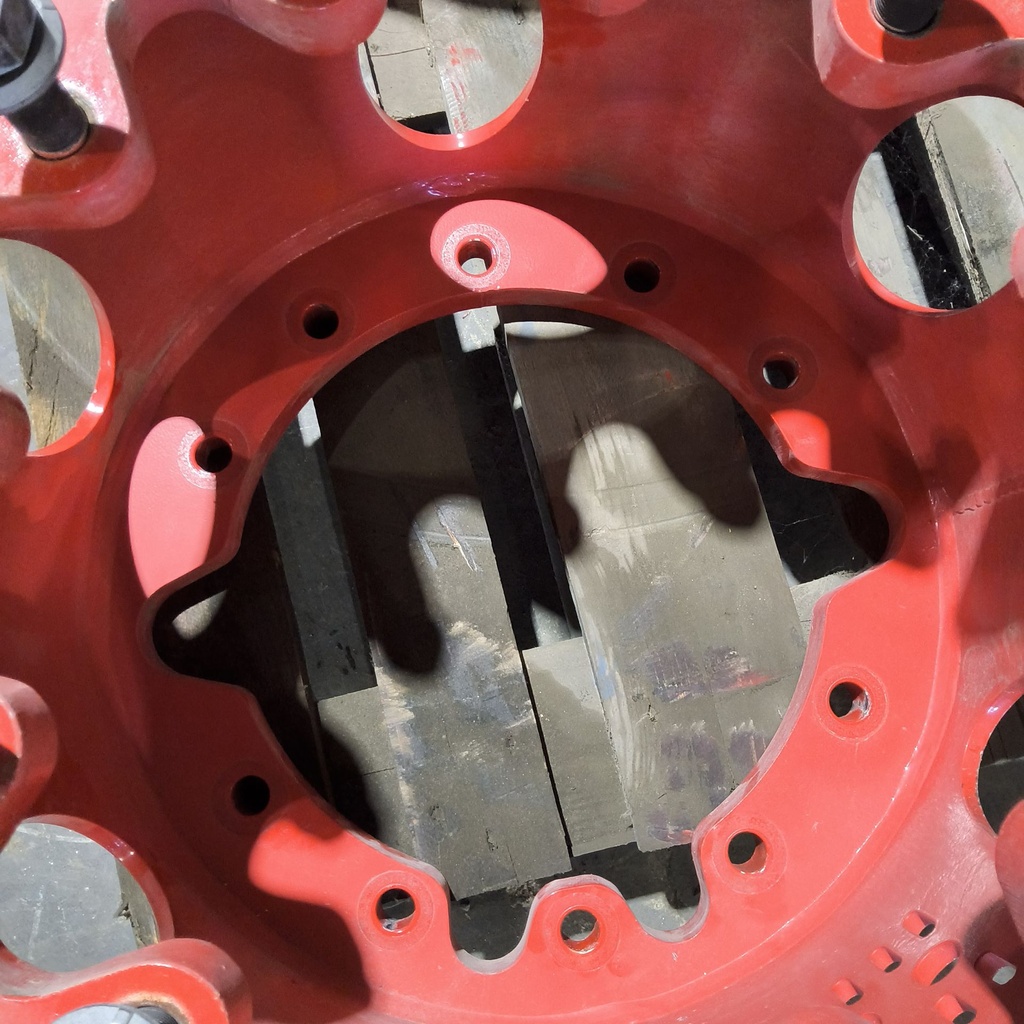 10 to 12-Hole 13.5"L FWD Spacer, Fendt/Agco Red