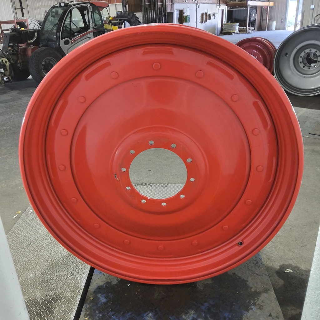15"W x 50"D, Fendt/Agco Red 16-Hole Stub Disc , 3.25" Offset