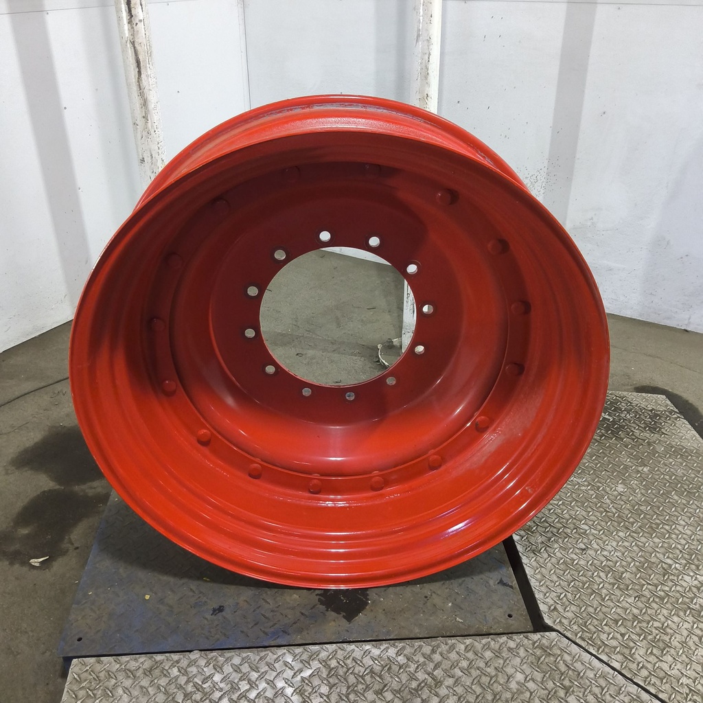 11"W x 38"D, Fendt/Agco Red 16-Hole Stub Disc , 2.38" Offset