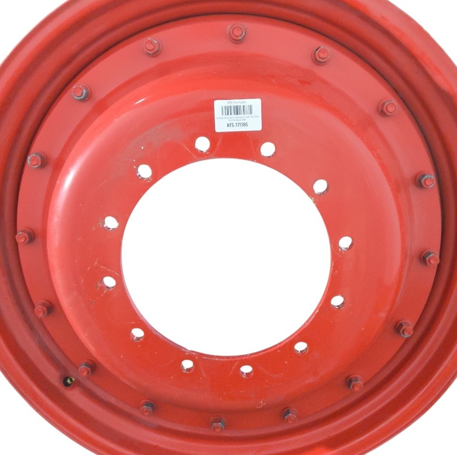 12-Hole Stub Disc Center for 38"-54" Rim, Fendt/Agco Red