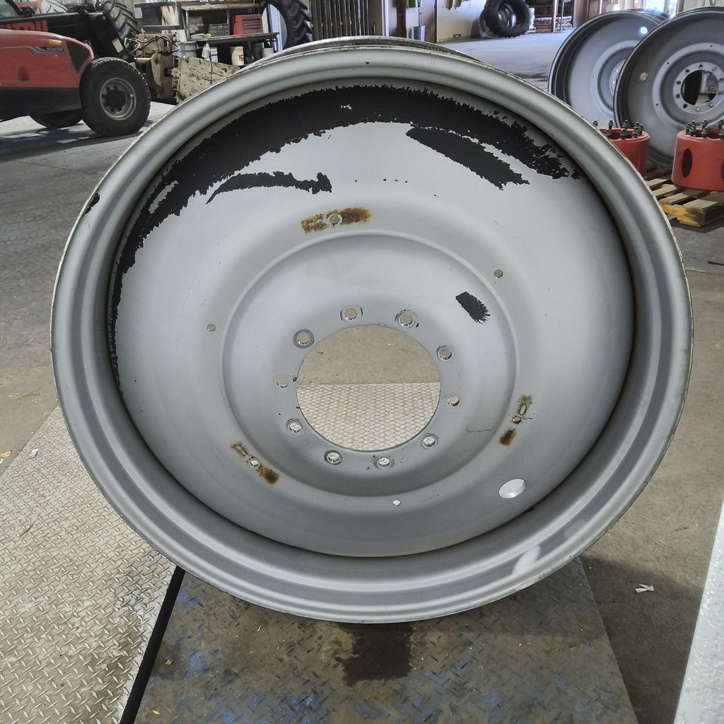 16"W x 46"D, Case IH Silver Mist 10-Hole Formed Plate , -9.25" Offset