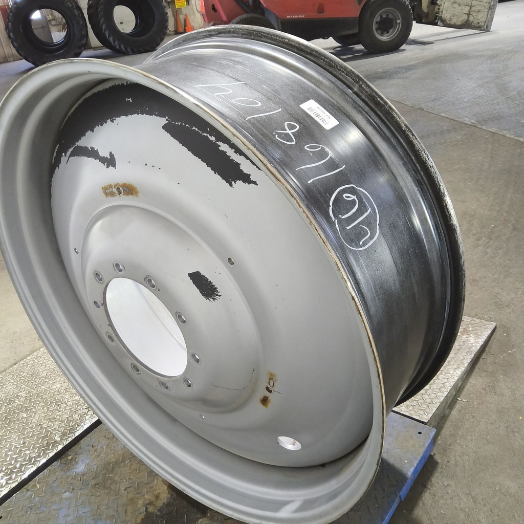 16"W x 46"D, Case IH Silver Mist 10-Hole Formed Plate , -9.25" Offset