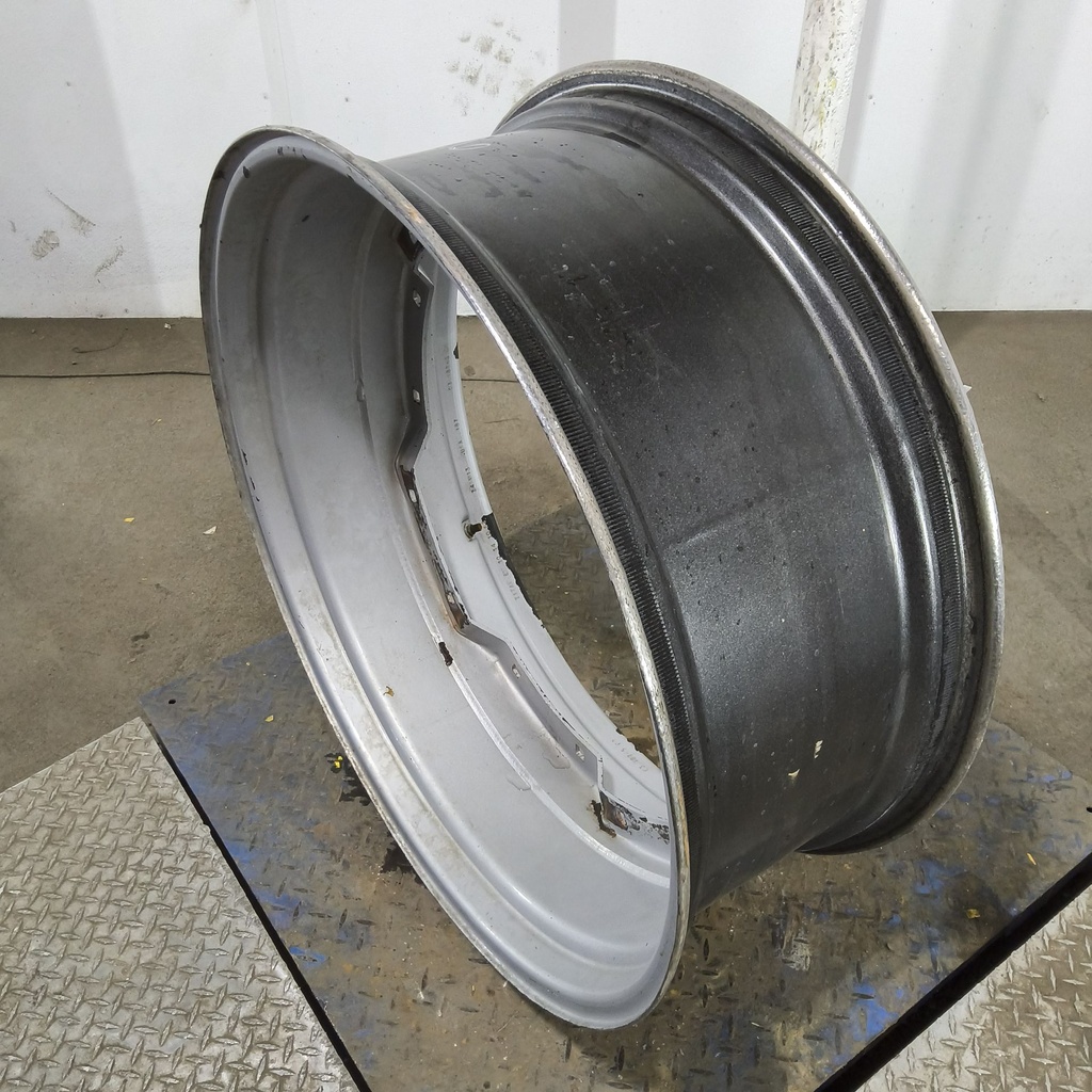 13"W x 34"D, Case IH Silver Mist 8-Hole Waffle Wheel (Groups of 2 Bolts)