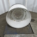 15"W x 30"D, Ford / New Holland White 12-Hole Waffle Wheel (Groups of 3 bolts) , 3.25" Offset