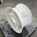 15"W x 30"D, Ford / New Holland White 12-Hole Waffle Wheel (Groups of 3 bolts) , 3.25" Offset