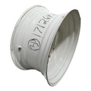 15"W x 30"D, Ford / New Holland White 12-Hole Waffle Wheel (Groups of 3 bolts) , 2.5" Offset