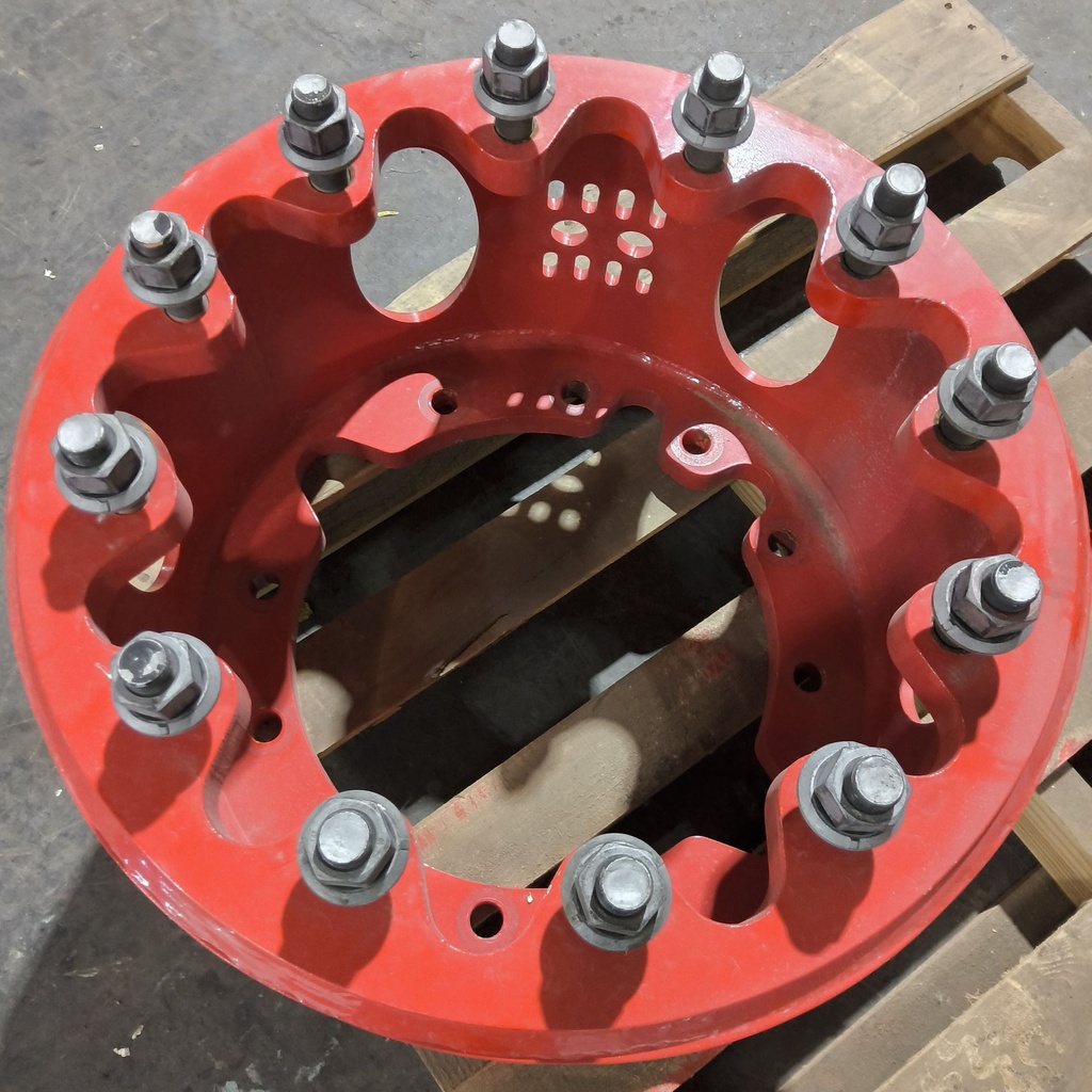 10 to 12-Hole 13.5"L FWD Spacer, Fendt/Agco Red