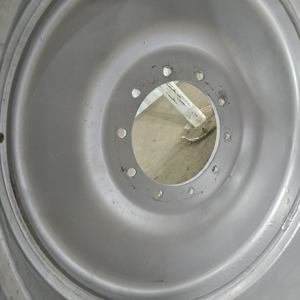 23"W x 38"D, Case IH Silver Mist 10-Hole Formed Plate , -3.12" Offset