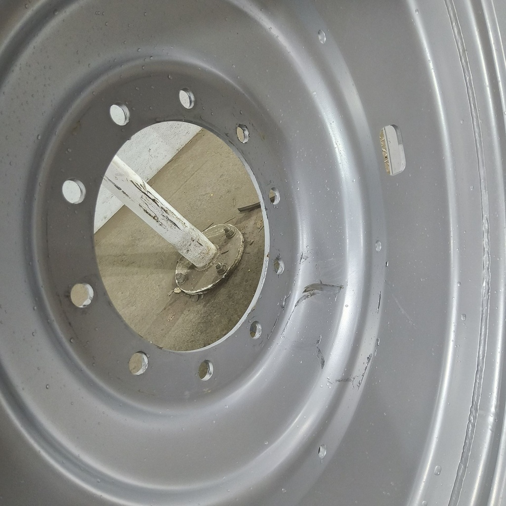 10"W x 42"D, Case IH Silver Mist 10-Hole Formed Plate , -5.88" Offset