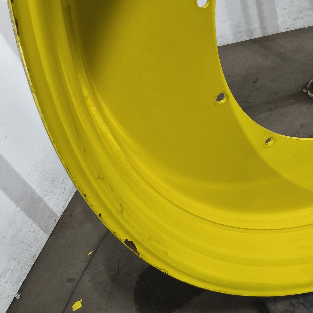 12"W x 54"D, John Deere Yellow 12-Hole Stub Disc , -3.25" Offset