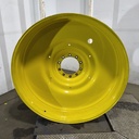 12"W x 54"D, John Deere Yellow 10-Hole Formed Plate , -9.25" Offset