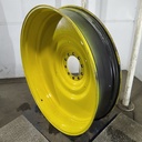 12"W x 54"D, John Deere Yellow 10-Hole Formed Plate , -9.25" Offset