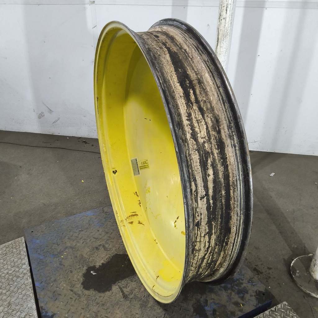 8"W x 44"D, John Deere Yellow 12-Hole Spun Disc , -13" Offset