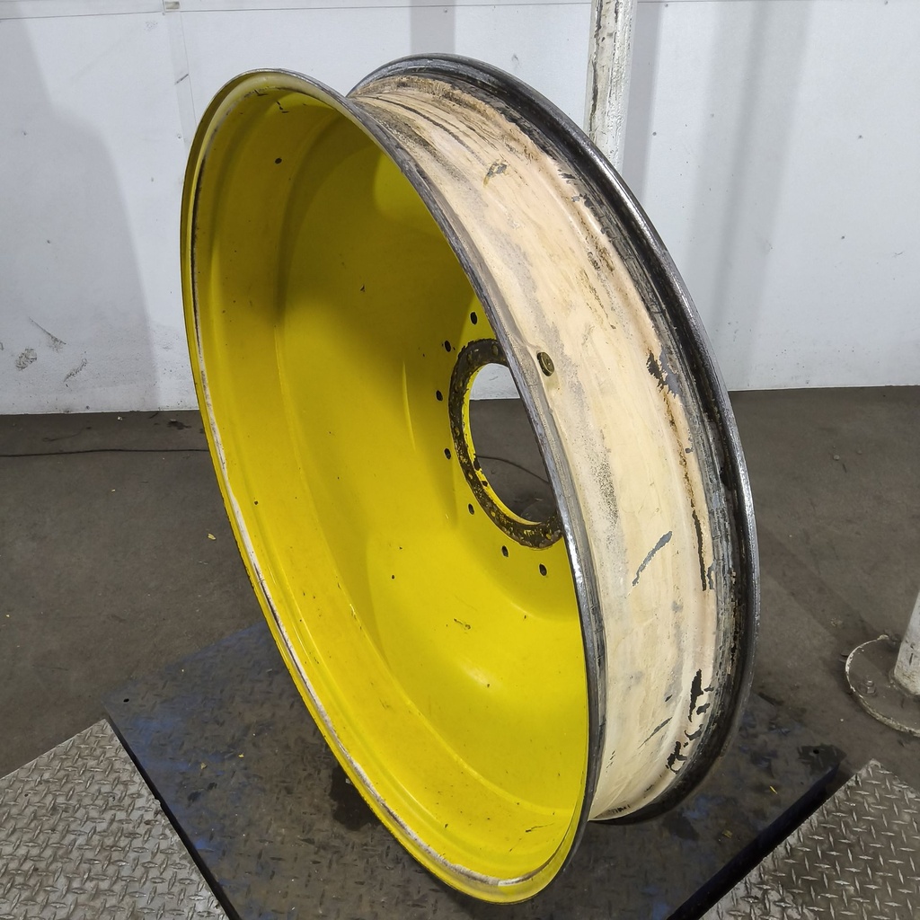 8"W x 44"D, John Deere Yellow 12-Hole Spun Disc Sprayer , -8.5" Offset