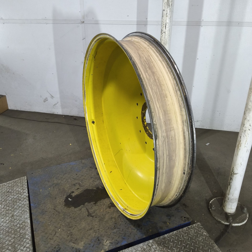 8"W x 44"D, John Deere Yellow 9-Hole Spun Disc Sprayer , -8.12" Offset