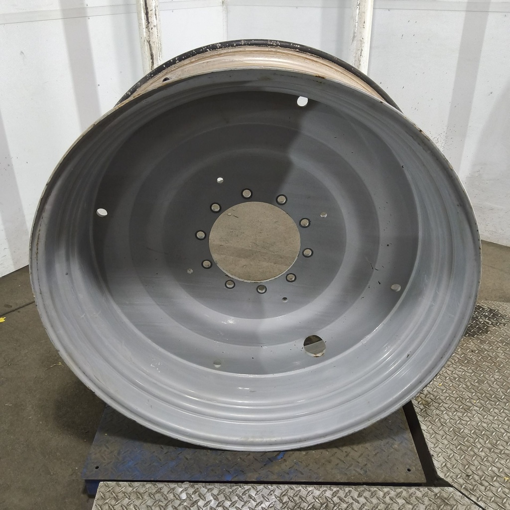 16"W x 42"D, Agco Corp Gray 10-Hole Formed Plate , 3.12" Offset