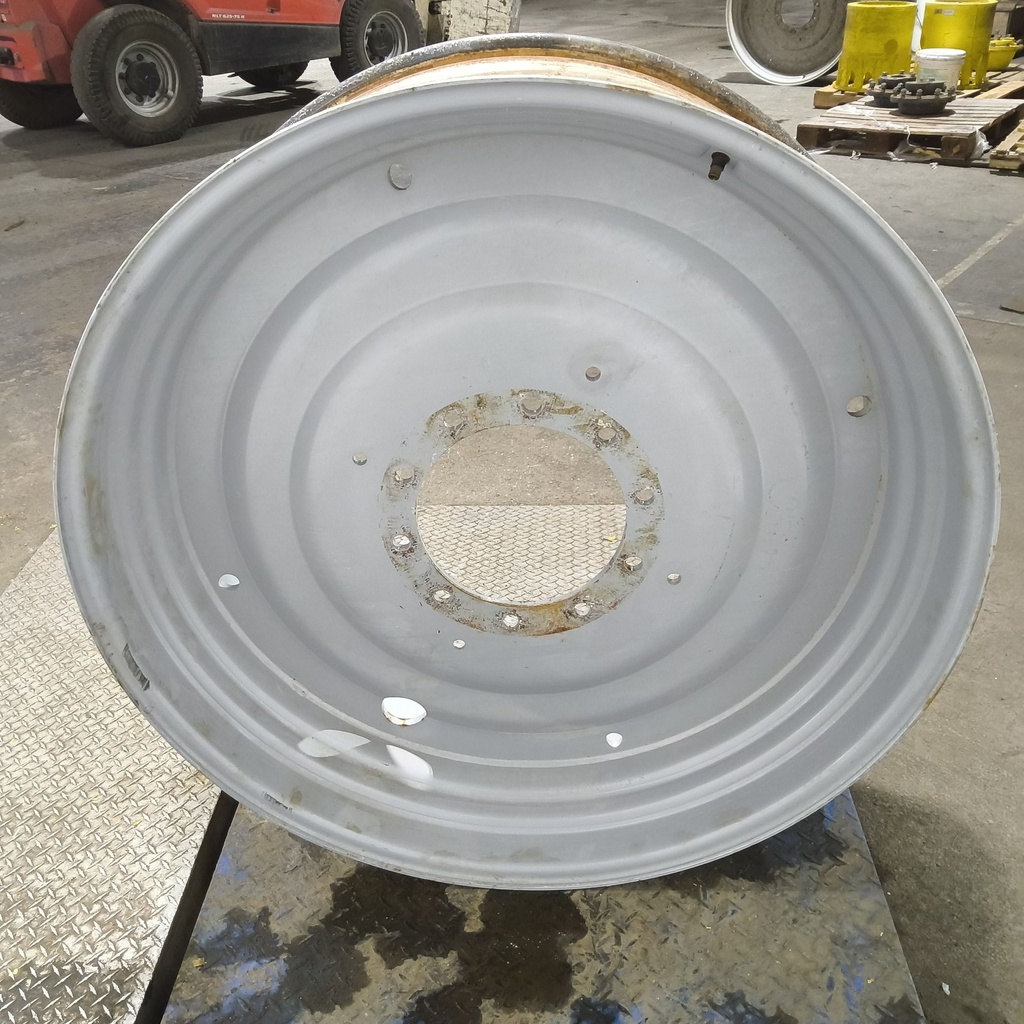 16"W x 42"D, Agco Corp Gray 10-Hole Formed Plate , 3.12" Offset