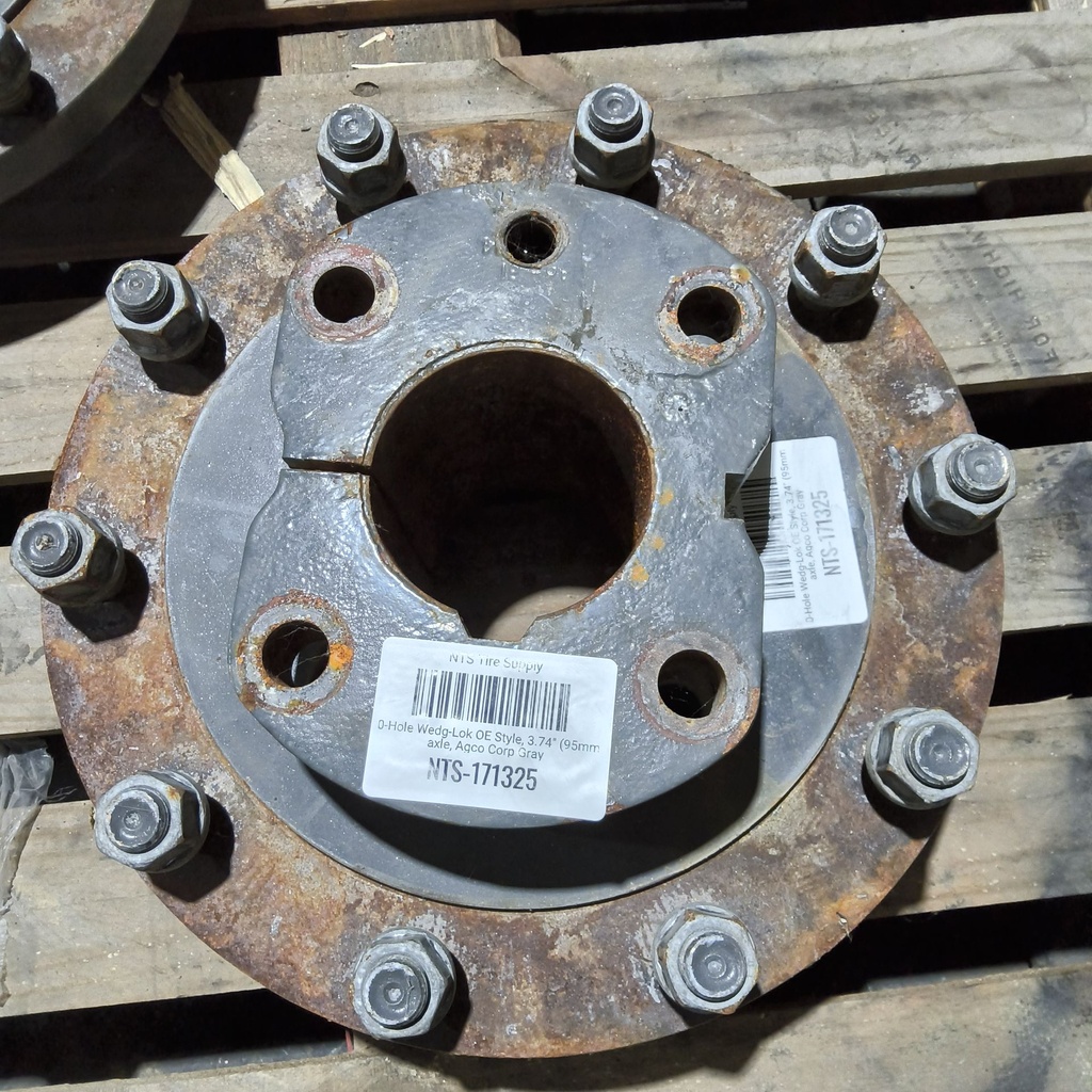 10-Hole Wedg-Lok OE Style, 3.74" (95mm) axle, Agco Corp Gray