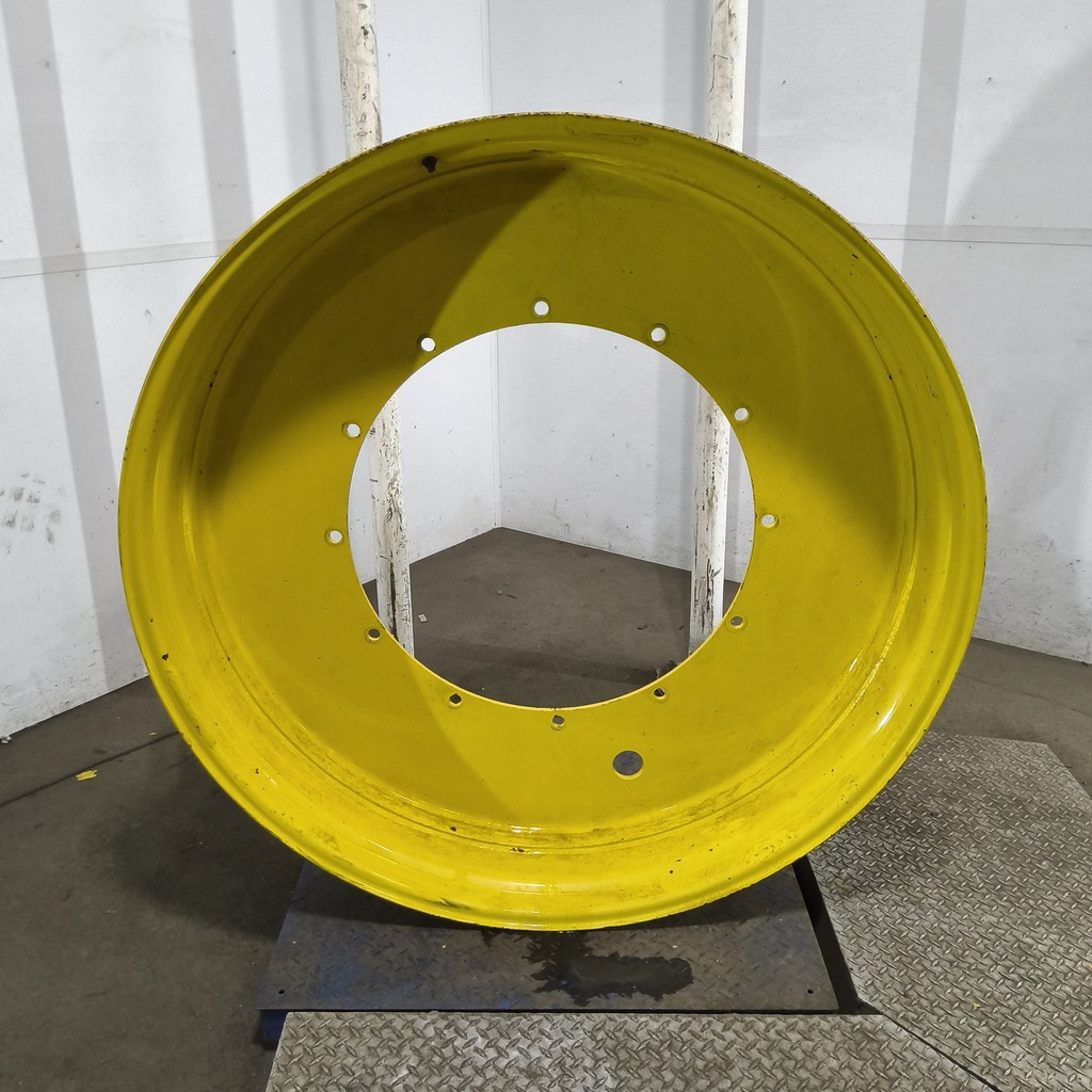 12"W x 54"D, John Deere Yellow 12-Hole Stub Disc , -3.25" Offset