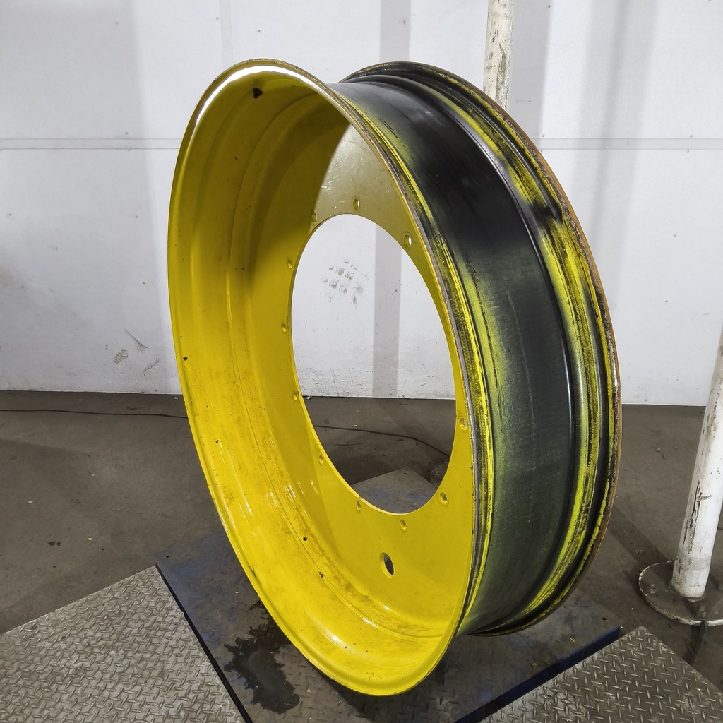 12"W x 54"D, John Deere Yellow 12-Hole Stub Disc , -3.25" Offset