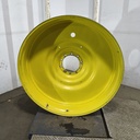 12"W x 54"D, John Deere Yellow 10-Hole Formed Plate , -9.25" Offset