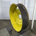 12"W x 54"D, John Deere Yellow 10-Hole Formed Plate , -9.25" Offset