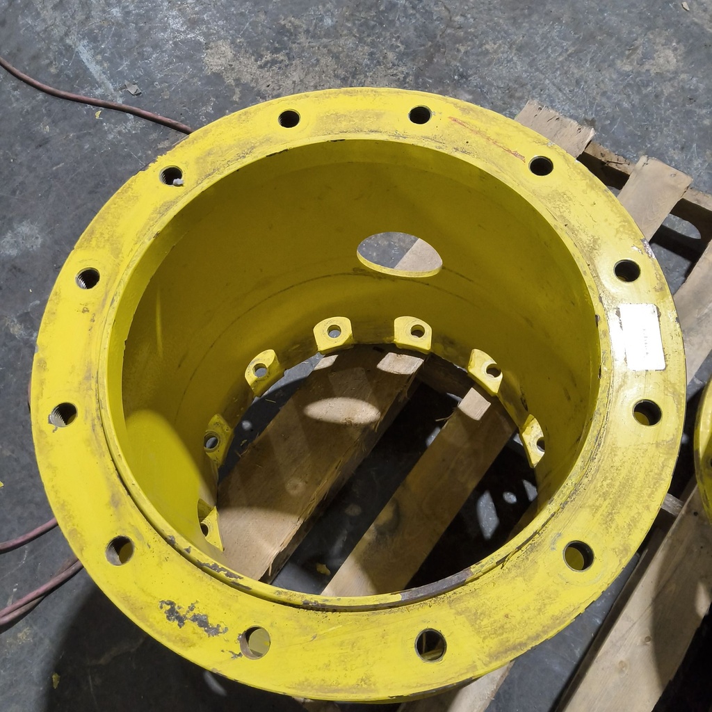 12 to 12-Hole 21.5"L Hub Extension, John Deere Yellow