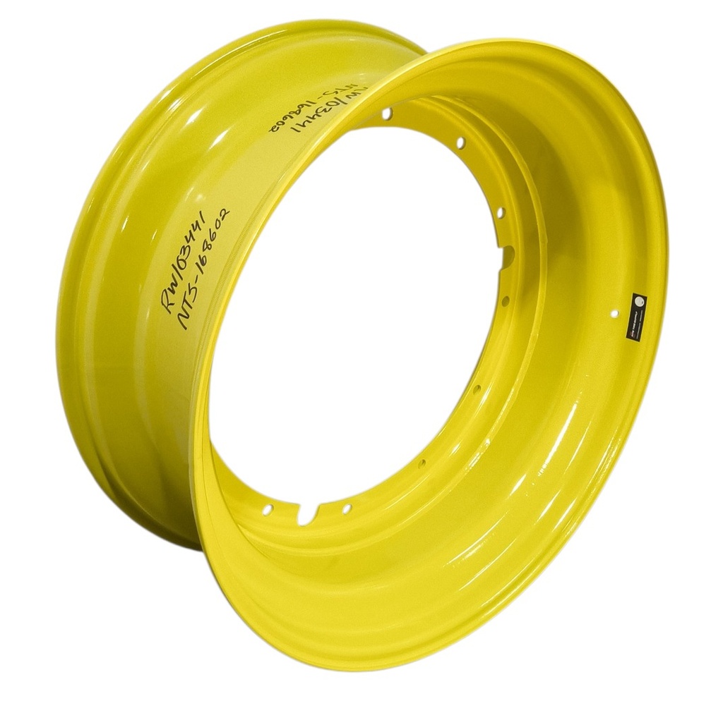 15"W x 50"D, John Deere Yellow 12-Hole Stub Disc , -3.12" Offset