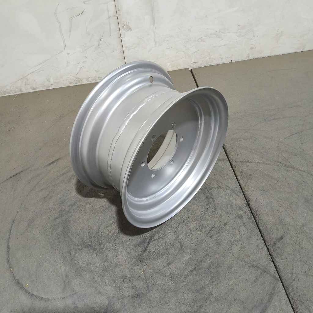 8"W x 16"D, Case IH Silver Mist 6-Hole Flat Plate , -1.5" Offset