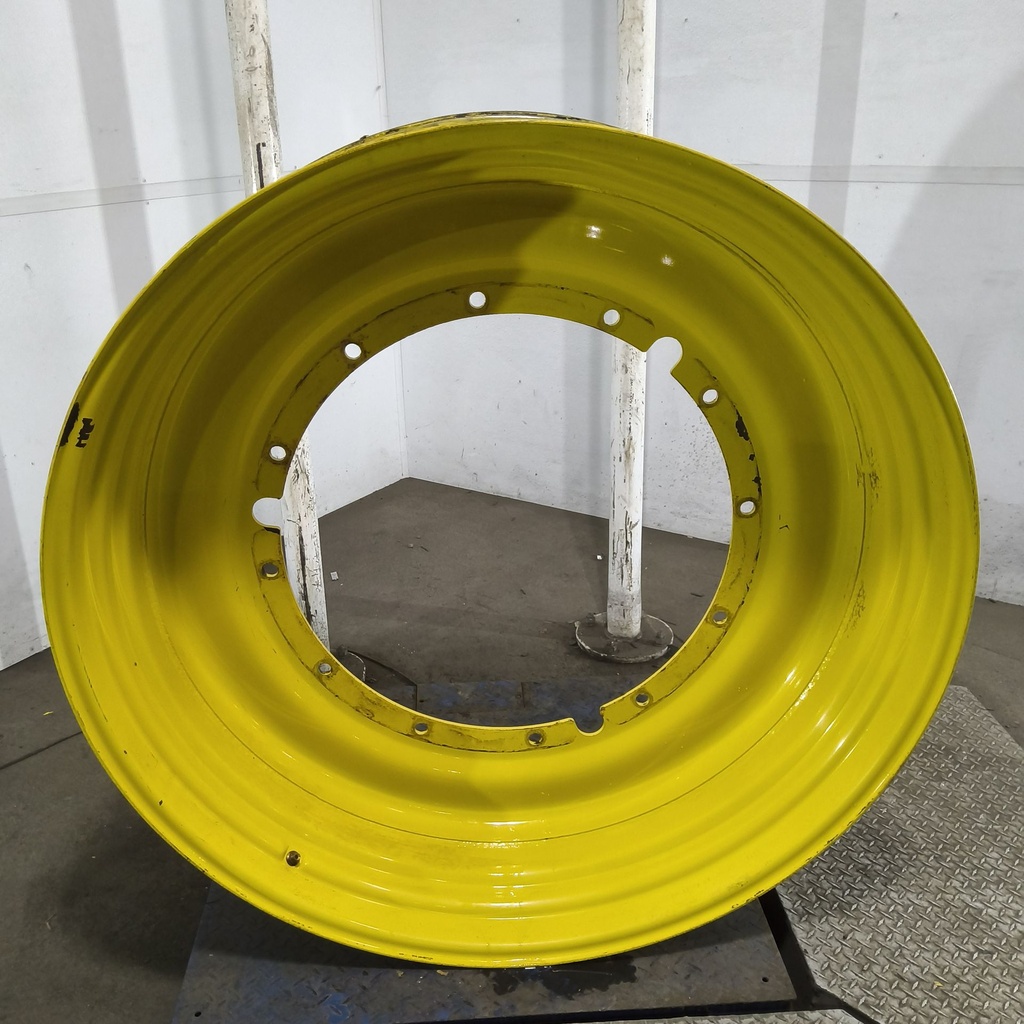 15"W x 50"D, John Deere Yellow 12-Hole Stub Disc , -3.12" Offset