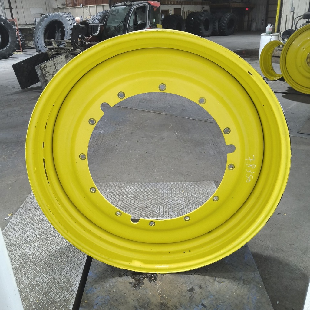 15"W x 50"D, John Deere Yellow 12-Hole Stub Disc , -3.12" Offset