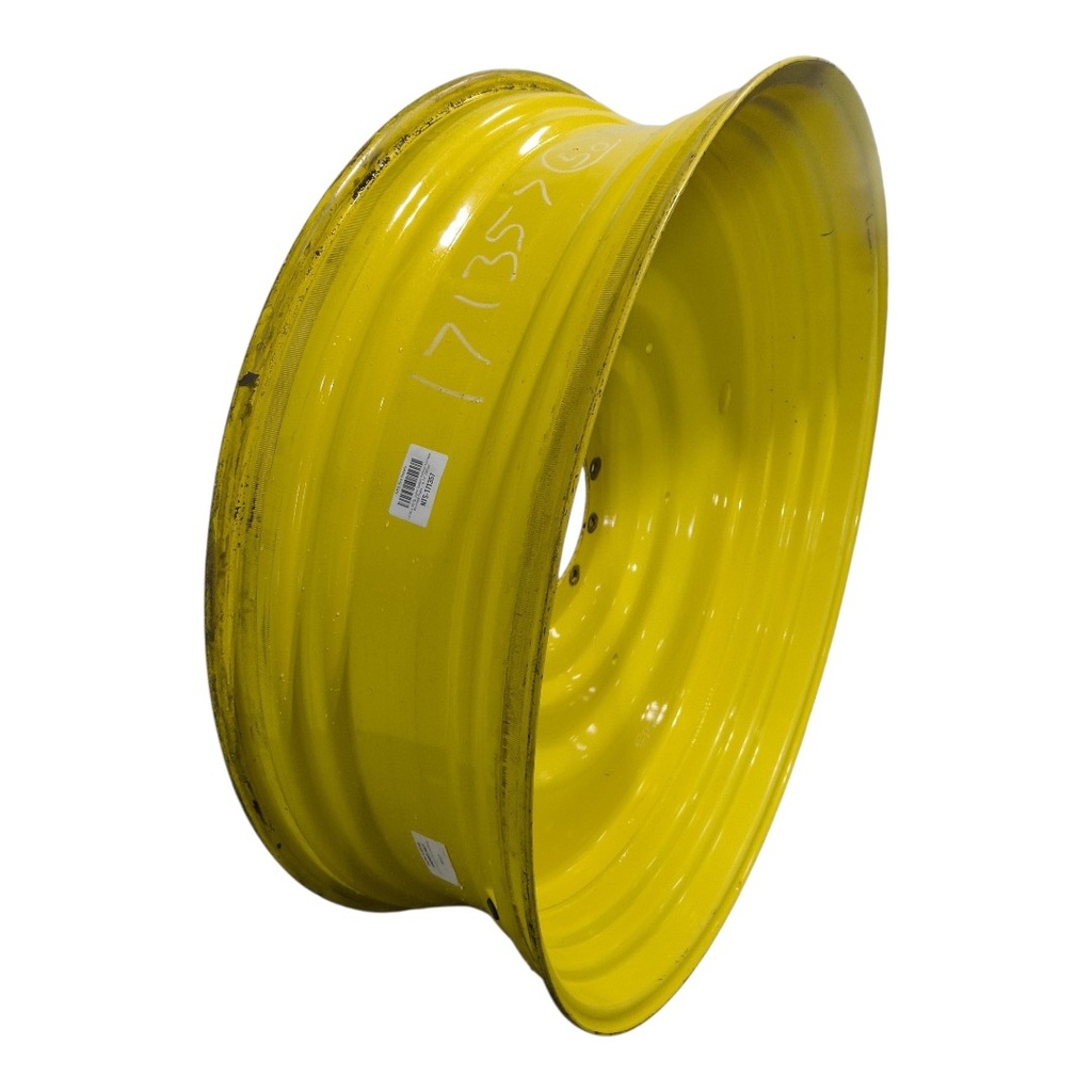 15"W x 50"D, John Deere Yellow 10-Hole Formed Plate , -6.75" Offset