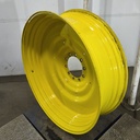 15"W x 50"D, John Deere Yellow 10-Hole Formed Plate , -6.75" Offset